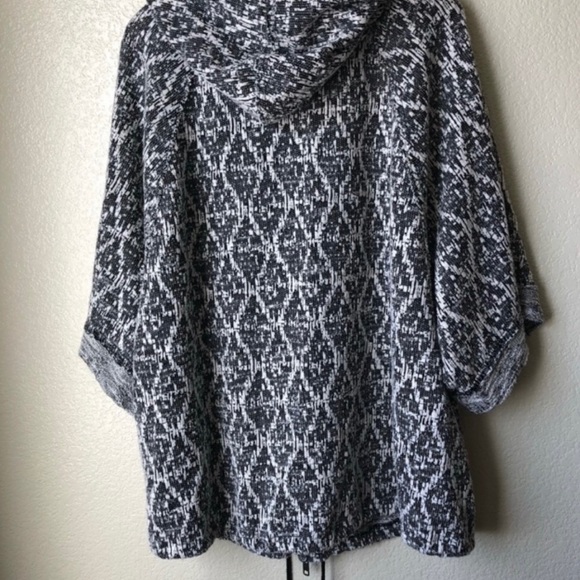 Sante Fe Jacquard oversized zip up hoodie - Picture 4 of 6